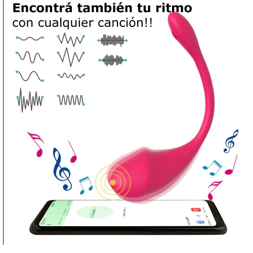 Vibrador Huevo Bala Inalámbrico Remoto Control Celular App - Bluethoot