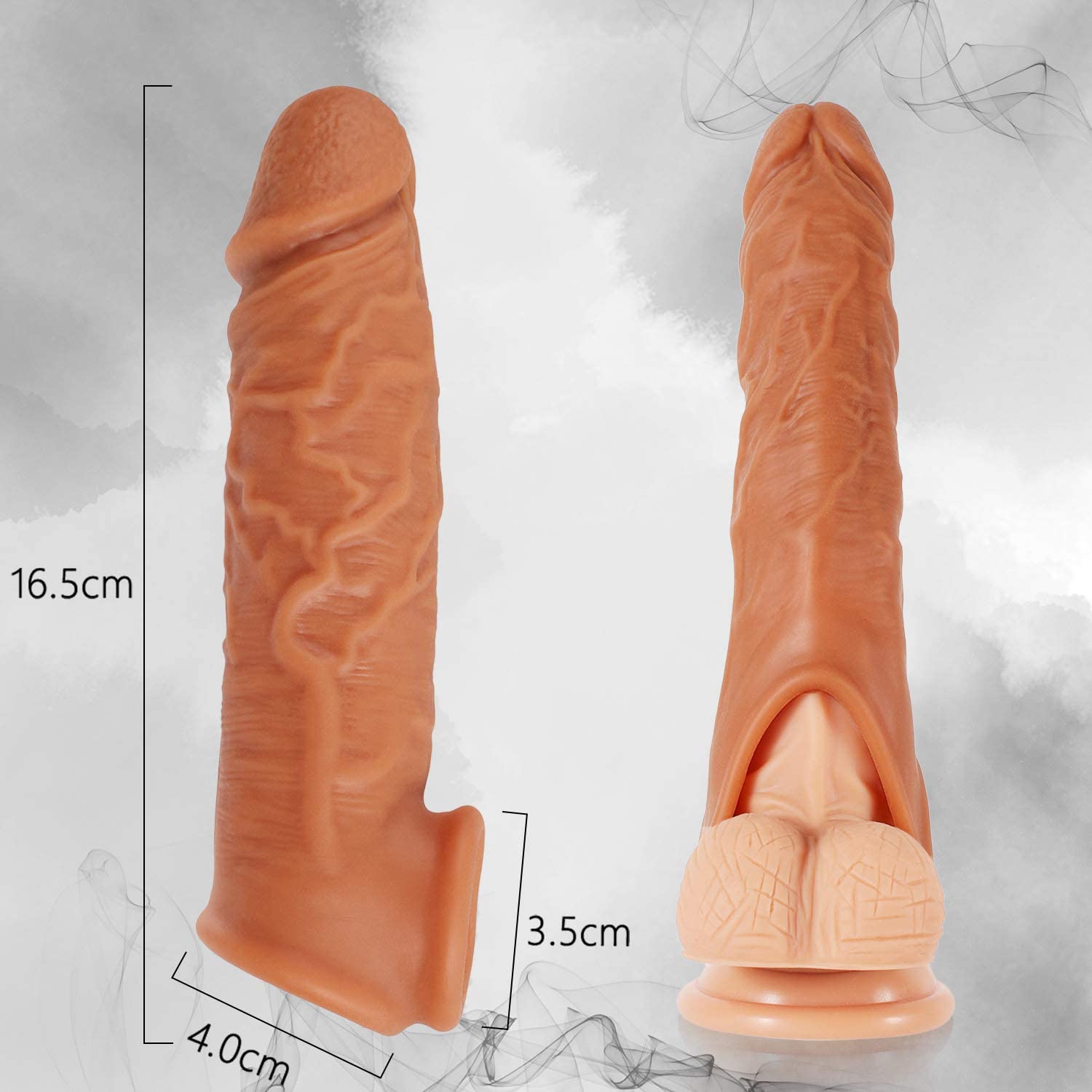 Funda Con Agarre Testículos Canela: imagen 3