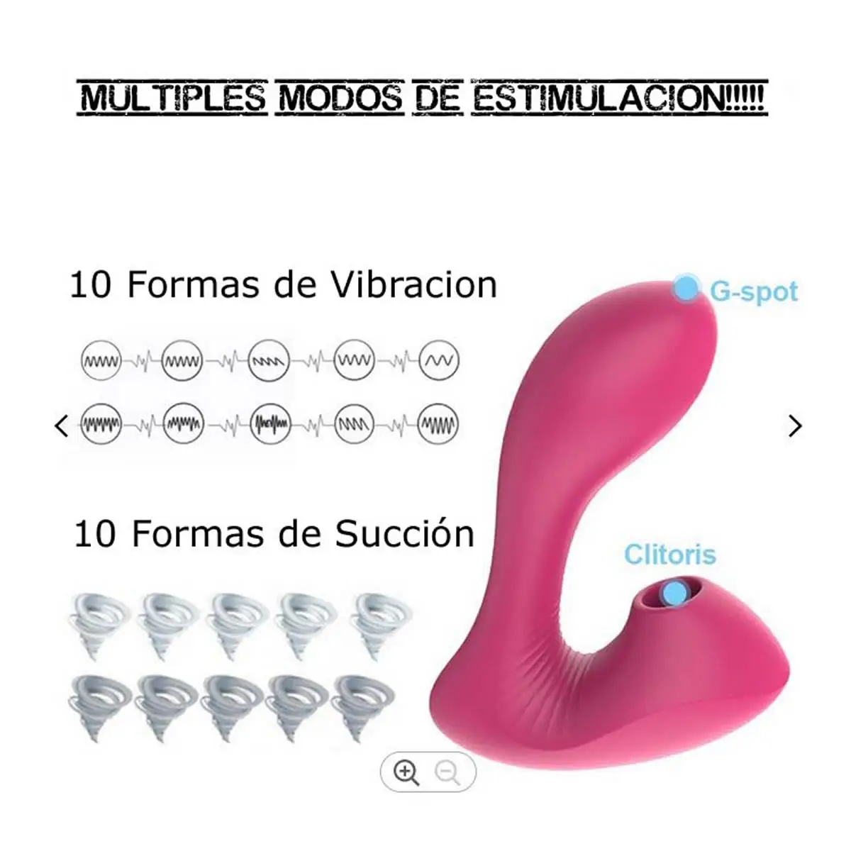 Succionador Vibrador Mary USB: imagen 4