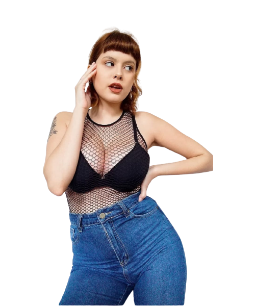 Camiseta Musculosa De Red